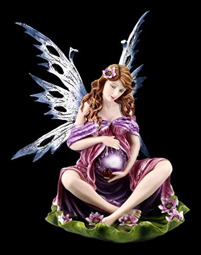 Embarazadas Hadas Fantasía Figura - Magic Mama Grande Hadas, Fairy, Ángel, Figura Decorativa, Artículo Decorativo, Estatua, Escultura, H 35 CM