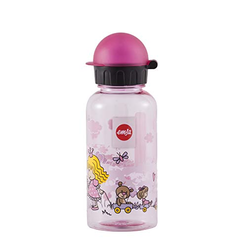 Emsa 518137 - Set botella de agua y fiambrera princesa para niños de Tritan