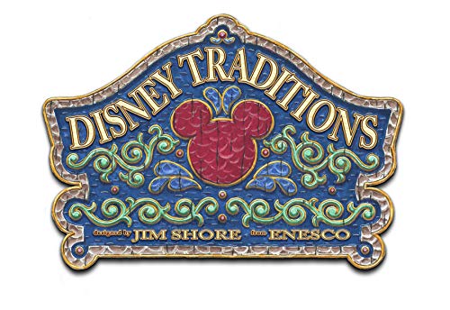 Enesco Figurillas Decorativas con diseño Disney Tradition, Resina, Multicolor, 7 x 1.1 cm