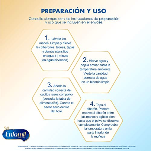 Enfamil Premium A.R.1 - Leche infantil anti regurgitación para bebés lactantes de 0 a 6 meses de edad