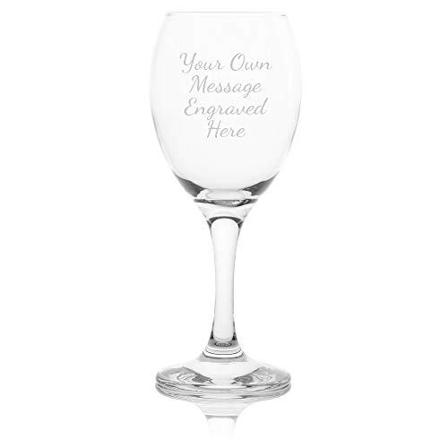 Engrave It Online Vaso de Vino Personalizado en Caja de presentación con Forro de Seda, Introduce tu Grabado Personalizado