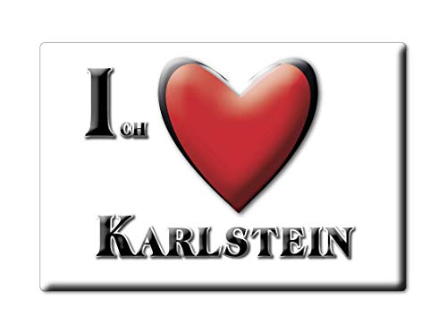 Enjoymagnets KARLSTEIN (by) Souvenir IMANES DE Nevera Alemania Bayern IMAN Fridge Magnet Corazon I Love