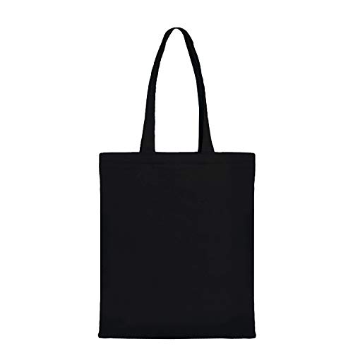 Eono Bolsas de primera calidad para mujer, Bolsas de la compra Reutilizables, Bolsas de lona 100% algodón con cremallera, Regalo Tote Bag, Bolsa de Playa, Bolsa de Hombro, Bolsa de Libros | 0602F02