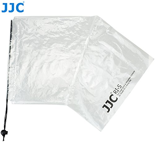 Escudo JJC Cubierta de la Lluvia para Cámaras DSLR con Lente Primera y Cámaras Sin Espejo con Lente de Hasta 11 "(28cm) de Largo y 7" (17cm) de Ancho