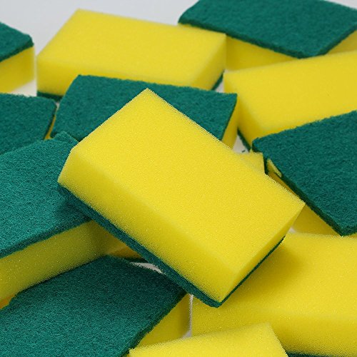 esonmus 20pcs Estropajo Mágicas de Limpieza Esponja Multiusos Exfoliante Esponja Manchas Quitar Limpieza Scrubber Cepillo para Lavar Platos de Doble Cara para Garaje Cocina Baño