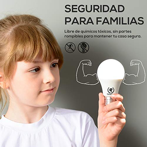 Espartan Bombilla LED E27 Luz fría 12W, 6400K, 960 lúmenes - 3 unidades