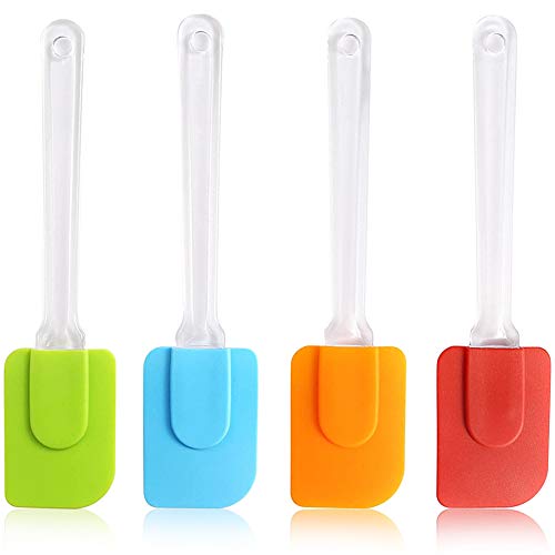 Espátula de Silicona,BETOY 8 pcs Espátula de silicona para hornear,crema para pasteles,espátula para mezclar mantequilla,Espátula Flexible de Silicona,Cocina Gadget y Herramientas para Hornear