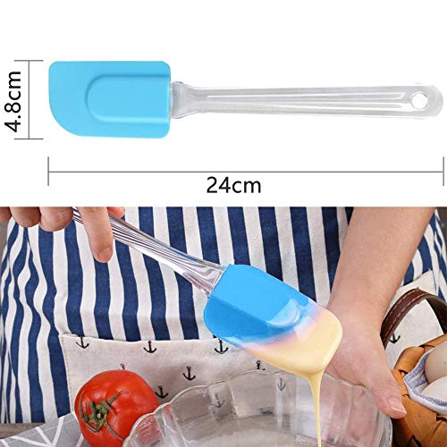 Espátula de Silicona,BETOY 8 pcs Espátula de silicona para hornear,crema para pasteles,espátula para mezclar mantequilla,Espátula Flexible de Silicona,Cocina Gadget y Herramientas para Hornear