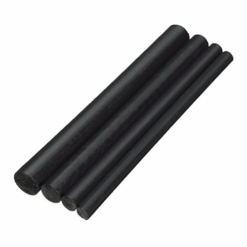 EsportsMJJ Barra De Nylon Negra De La Longitud De Los 100Mm Que Dirige La Barra Redonda Plástica Redonda De La Barra 5/6/8 / 10Mm - 5mm