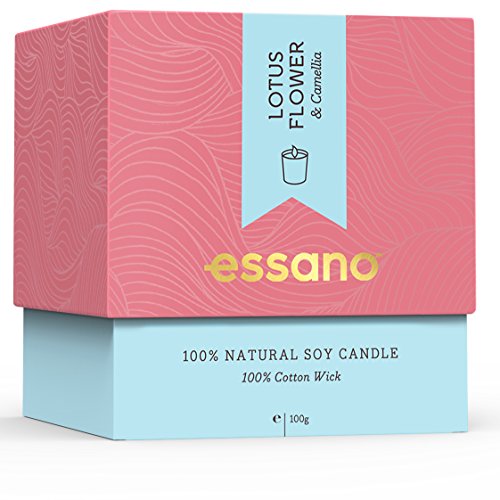 Essano Vela para la casa con Flor de loto y camelia 100g (3.5oz)