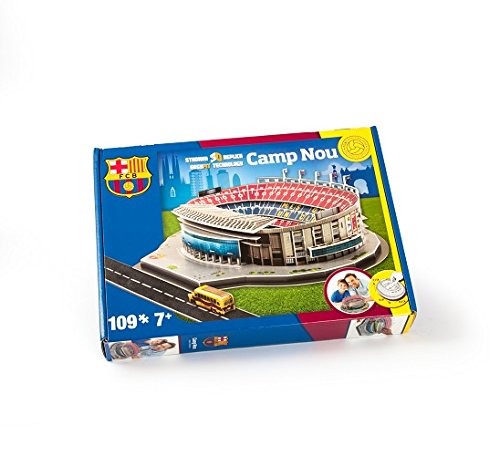 Estadio Camp NOU (FC Barcelona) - Nanostad - Puzzle 3D (Producto Oficial Licenciado)