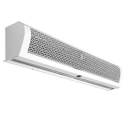 Estuche De Metal Acondicionador De La MáQuina De La Cortina De Aire,Ventilador Industrial De Pared con Control Remoto Silencio De Puerta Comercial Cortina De Aire Cortina De Viento con Cortina De Ai