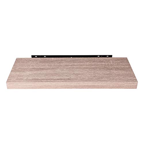 EUGAD Estante Flotante de Pared Retro Estantería de Pared Madera Colgar Libro CD para Salon Dormitorio 60cm Sonoma Roble 0051QJ