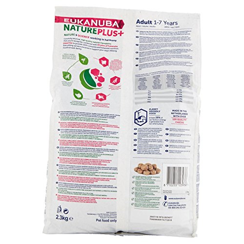 Eukanuba Nature Plus+ Adulto Raza pequeña Rico en salmón fresco congelado [2.3 kg]