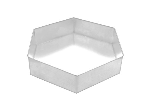 EURO TINS molde Hexagonal para tarta – molde para tarta individual de 30cm