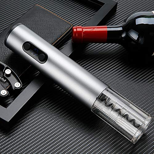 EUtoptrader Abrebotellas Automático, Sacacorchos Eléctrico Recargable, Abridor Vino de Botellas Electrico Automático para Hogar, Bar y Como Regalo