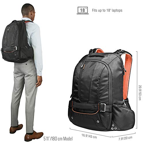 Everki Beacon - Mochila para de hasta 18", Color Negro