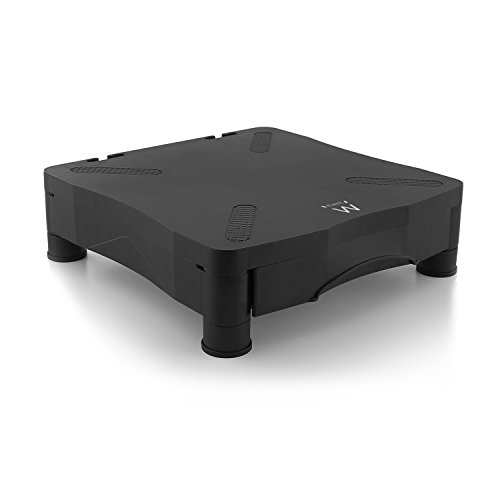 Ewent EW1280 - Soporte para monitor con elvación regulable y cajón organizador