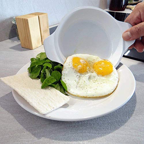 Excilon ® Mini piatto con uovo in ceramica: 14 x 3,5 cm
