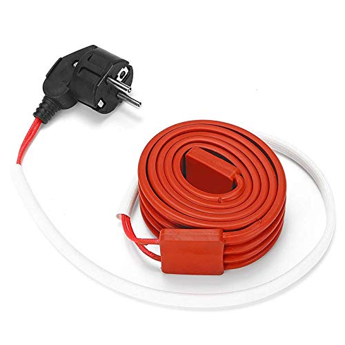 ExcLent 400W 240W 160W 80W cable de calefacción eléctrico alambre flexible de la pipa de agua helada prueba calentada enchufe de la UE-3M