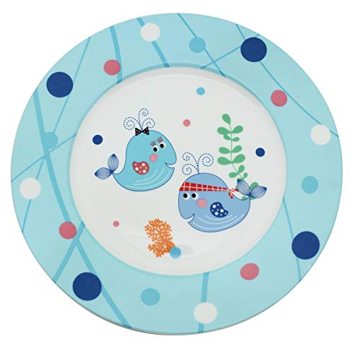 EXZACT Juego De 6 Piezas De Cubiertos/Cubiertos De Mesa para Niños De Acero Inoxidable– 1x Tazón, 1x Plato, 1x Cena Cuchillo, 1x Cena Tenedor, 1x Cena Cuchara, 1x Cuchara pequeña