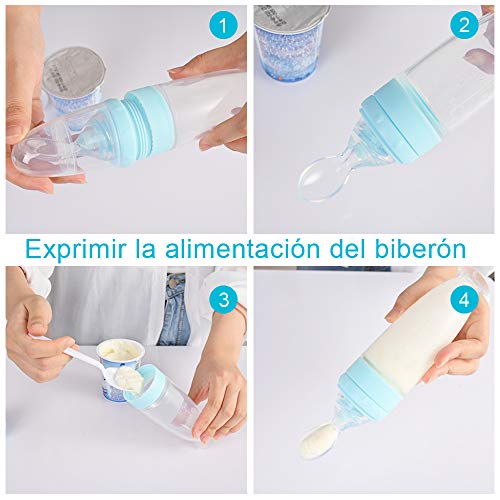 Fabur 8pz Alimentador de Fruta Para bebé, Cuchara Dispensadora de Comida y 2 Cepillo Dientes de Dedo, Chupete Fruta y Funda de Silicona de Repuesto, Tijeras de comida para bebé