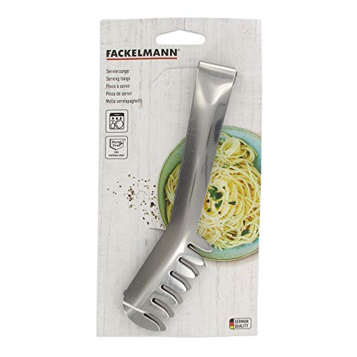 Fackelmann Pinza Spaguetti 19Cm, Acero Inoxidable, 19x3,3cm