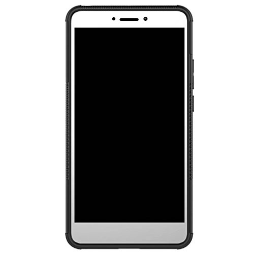 FaLiAng XiaoMi Mi MAX 2 Funda, 2in1 Armadura Combinación A Prueba de Choques Heavy Duty Escudo Cáscara Dura para XiaoMi Mi MAX 2 (Negro)