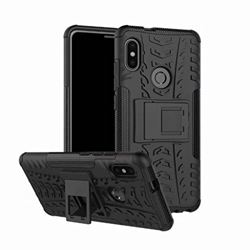 FaLiAng XiaoMi RedMi Note 5 (6,0inch) Funda, 2in1 Armadura Combinación A Prueba de Choques Heavy Duty Escudo Cáscara Dura para XiaoMi RedMi Note 5 (6,0inch) (Negro)