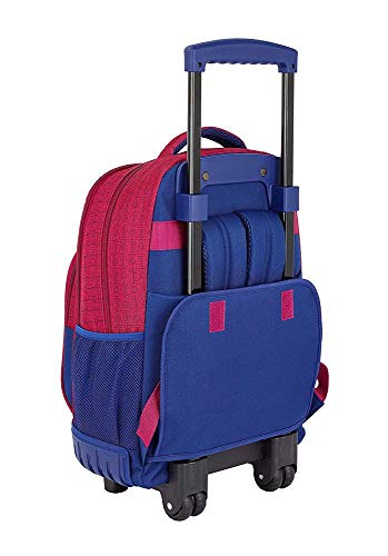 FC Barcelona Corporativa Oficial Mochila Escolar Grande Con Ruedas 320x140x460mm