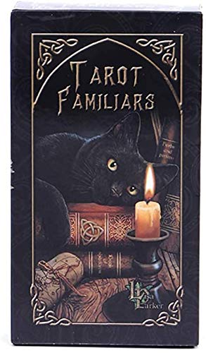 FFJD Cartas De Tarot Cartas del Tarot Juego De Mesa Animal Familiars Magia PortáTil con GuíA Pdf Jugar Al PóQuer