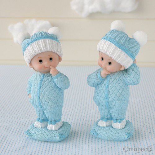 Figura bautizo niño bebé gorrito tarta GRABADA figuras PERSONALIZADA para pastel