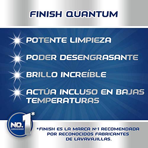 Finish Powerball Quantum, pastillas para el lavavajillas - 40 unidades