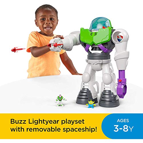 Fisher-Price Price Imaginext Disney Toy Story 4 Robot Buzz Lightyear, Juguetes Niños 3 Años (Mattel GBG65)