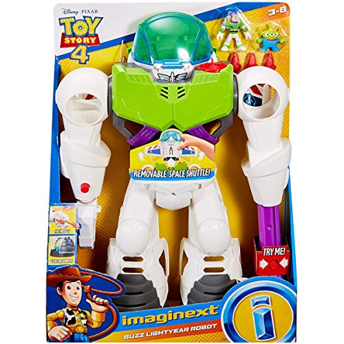 Fisher-Price Price Imaginext Disney Toy Story 4 Robot Buzz Lightyear, Juguetes Niños 3 Años (Mattel GBG65)