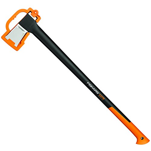 Fiskars Hacha, 2,57 kg, Estuche incluido, Longitud: 96 cm, Negro/Naranja, X27–XXL, 1015644