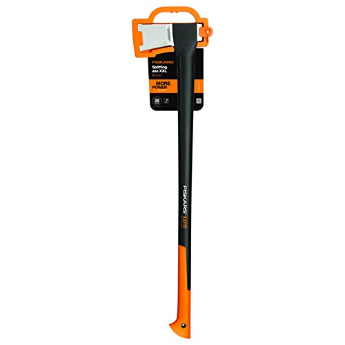 Fiskars Hacha, 2,57 kg, Estuche incluido, Longitud: 96 cm, Negro/Naranja, X27–XXL, 1015644