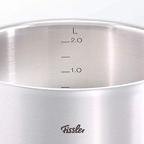 Fissler original-profi collection / Olla de acero inoxidable (10,3 litros, Ø 28 cm) con tapadera, apta para cocinas de inducción, gas, vitrocerámica y eléctricas