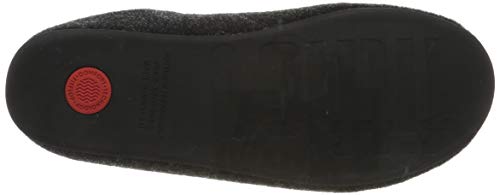 FitFlop Chrissie Felt, Pantuflas para Mujer, Black (Black 001), 42 EU