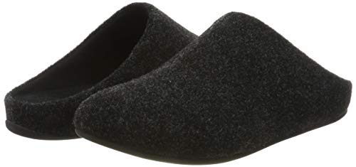 FitFlop Chrissie Felt, Pantuflas para Mujer, Black (Black 001), 42 EU