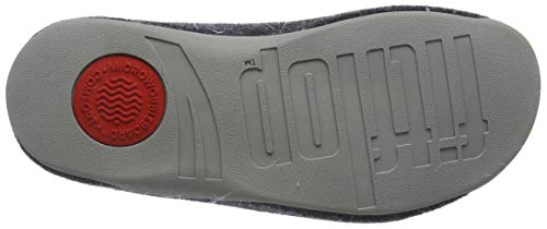 FitFlop Shuv Felt, Zuecos para Mujer, Gris (Grey 049), 41 EU