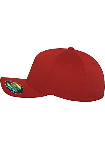 Flexfit Gorra Adulto Gorro 5 Panel Rojo Rojo Talla:Small/Medium