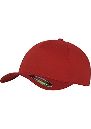 Flexfit Gorra Adulto Gorro 5 Panel Rojo Rojo Talla:Small/Medium