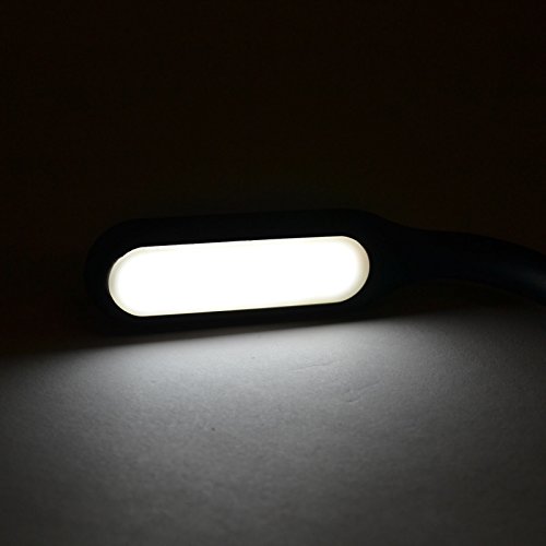 Flexible LED Brillante Luz USB Alimentado Multi Propósito Ordenador Portátil PC Negro