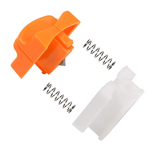 flintronic 8pcs Cuchillas de Repuesto para Cortador de Papel con Diseño de Seguridad Automático para Recortador de Papel A4, Naranja