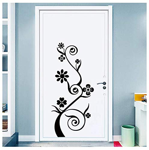 Flor de vid decorativa pegatinas de pared refrigerador vinilo vitrinas decoraciones para el hogar diy sala de estar apliques mural poster 26 * 58 cm