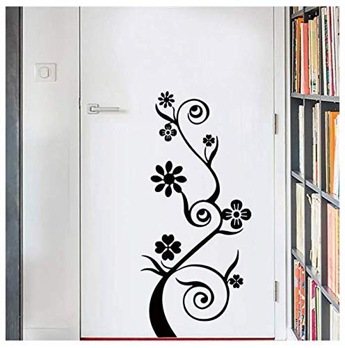 Flor de vid decorativa pegatinas de pared refrigerador vinilo vitrinas decoraciones para el hogar diy sala de estar apliques mural poster 26 * 58 cm