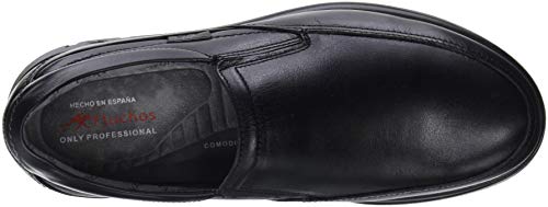 Fluchos New Professional, Zapatos de Trabajo para Hombre, Negro (Sanotan Negro Negro), 43 EU