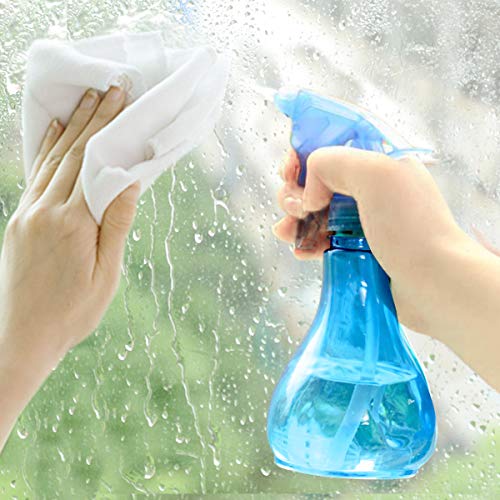 Fodlon Botella Spray Pulverizador 500ml, 2 Piezas Botella Pulverizador Plastico para Agua Plantas, Botellas de Spray Transparente para Jardín, Limpieza, Peluquería