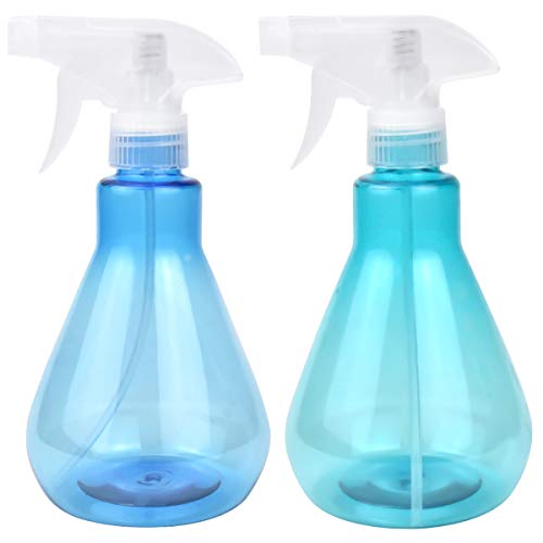 Fodlon Botella Spray Pulverizador 500ml, 2 Piezas Botella Pulverizador Plastico para Agua Plantas, Botellas de Spray Transparente para Jardín, Limpieza, Peluquería